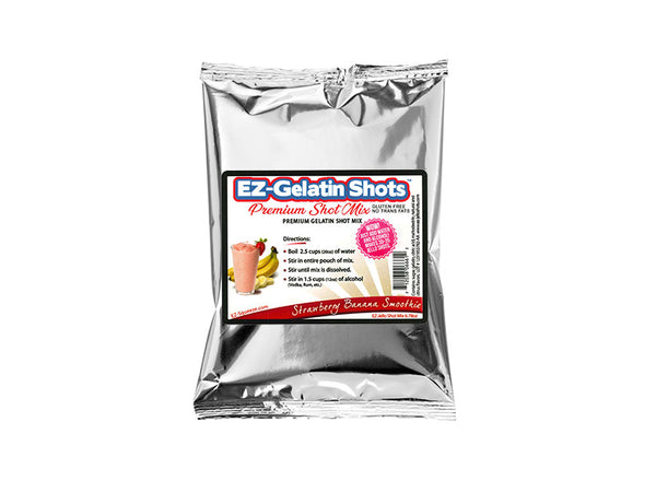 Strawberry Banana Smoothie EZ-Gelatin Shot Mix – EZ-Gelatin Shot