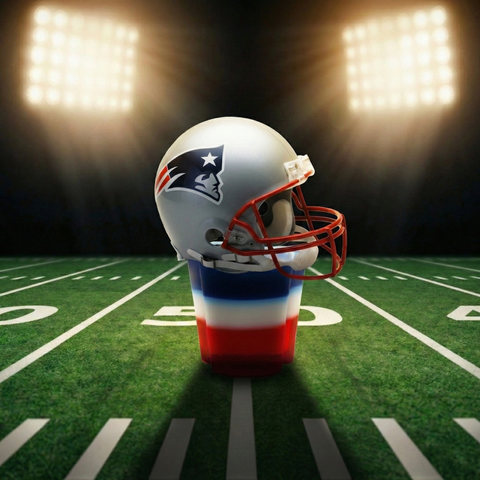 New England Patriots Super Bowl Kit-CUPS